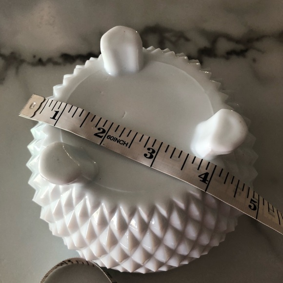 MILK GLASS candy dish - Picture 3 of 3